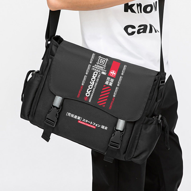 Cycling Commute Bag - Anime Cyberpunk 2077 Cosplay Tek Omuzlu