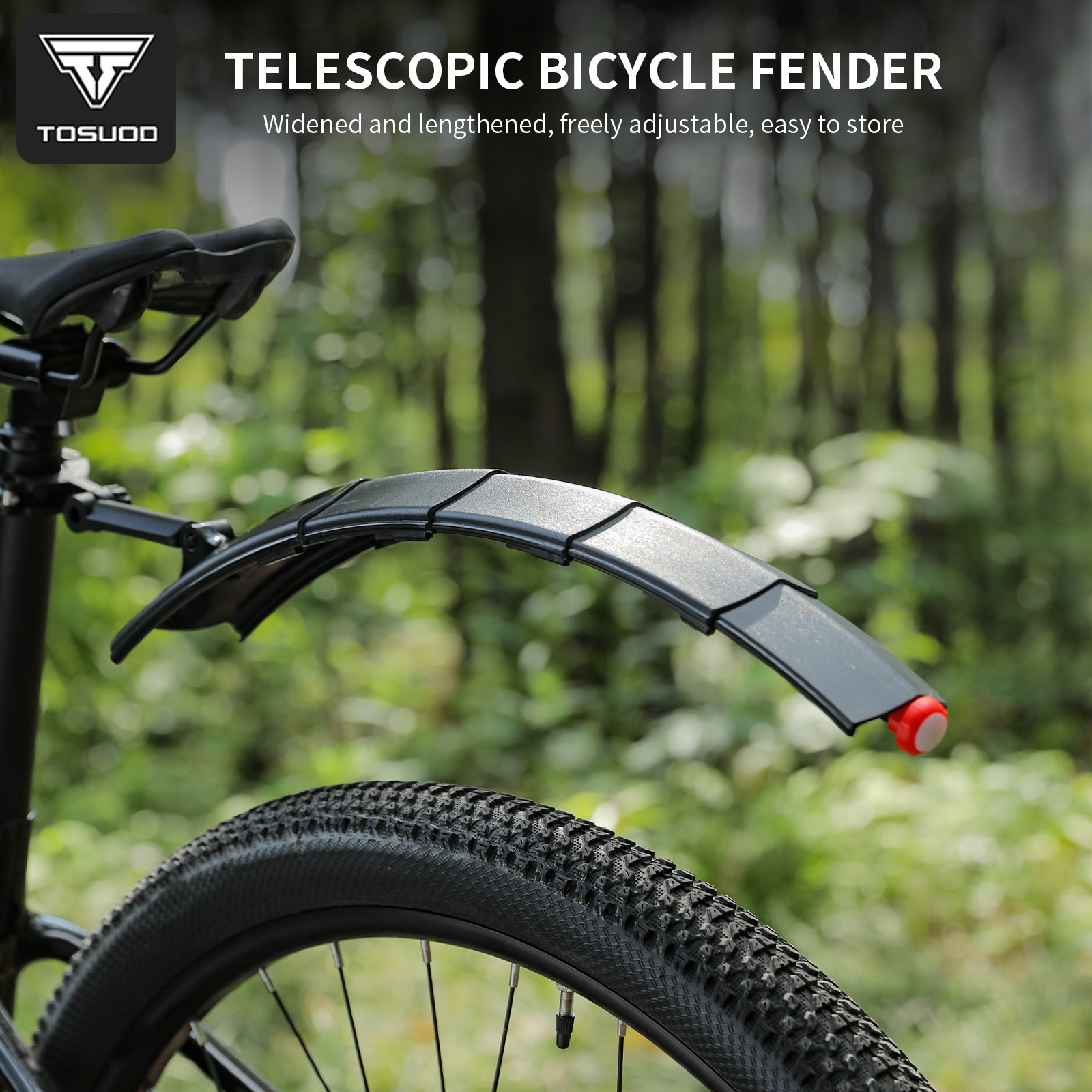 Fender Mudguard Set - TOSUOD Ayarlanabilir Uzunlukta Bisiklet Çamurluk Seti
