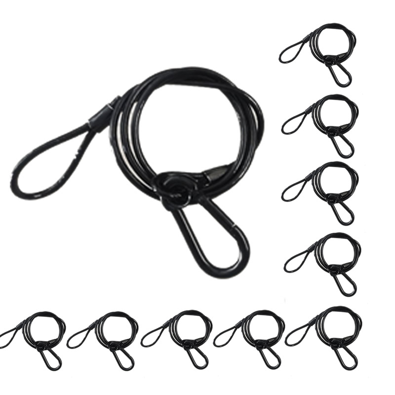 Cable Lock Flexible - 10 adet/grup Siyah 3mm * 70