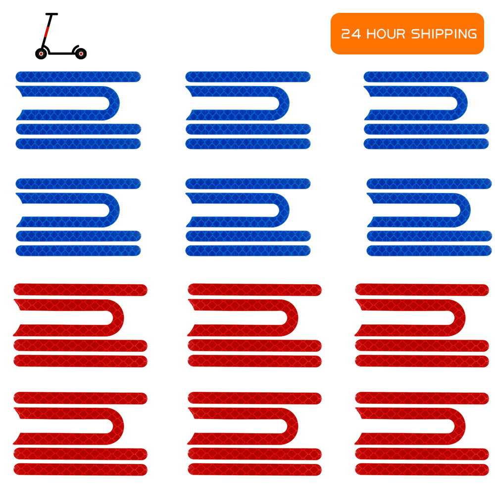 Spoke Reflector Set - 1/2/4/6 takım ön arka tekerlek yansıtıcı