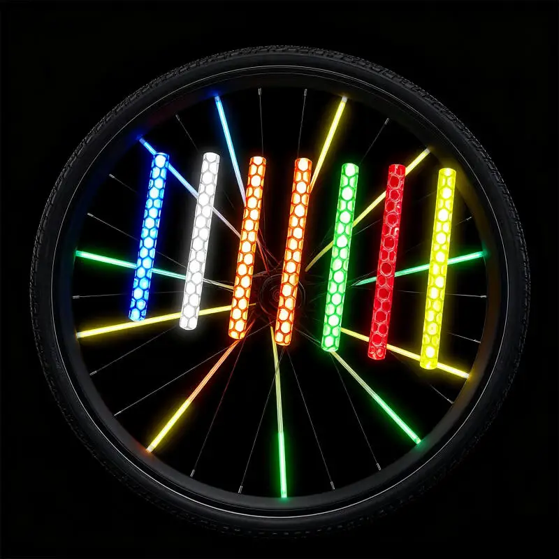 Renkli Bisiklet Tekerleği Tell - Spoke Reflector Set incelemesi ve fiyatı