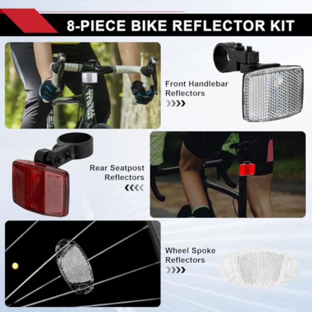 8 adet bisiklet reflektör seti - Spoke Reflector Set incelemesi ve fiyatı
