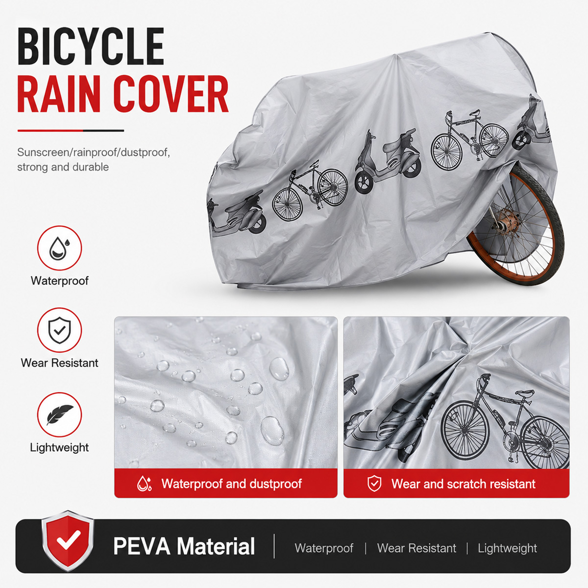 PINMOAP Evrensel Bisiklet Yağm - Cycling Commuter Backpack Waterproof incelemesi ve fiyatı